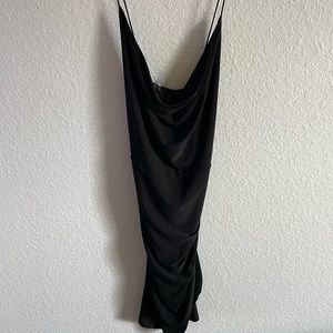 Black Cowl Neck Dress